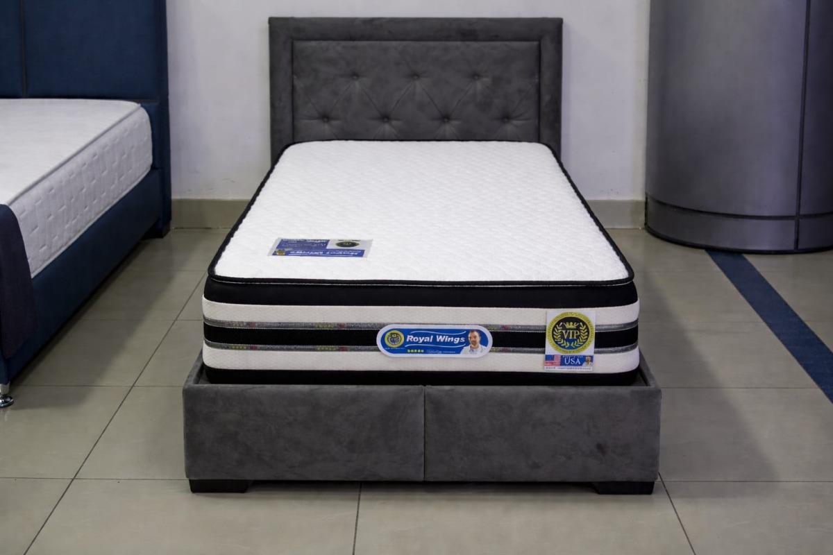 فرشة الاجنحة الملكية مفرد (90*190 , 100*200)